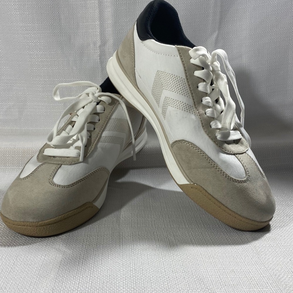 Dr. Scholls Throwback Retro Sneakers White Grey Orthopedic Walking Shoes 9M